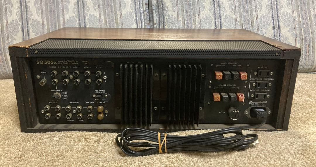 ★動作品!　LUXMAN プリメインアンプ SQ-505X