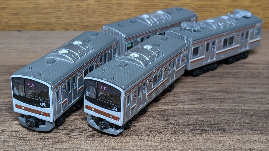 205系 600番代 Y10編成 日光色 Bトレ +4両(まとめ買い)