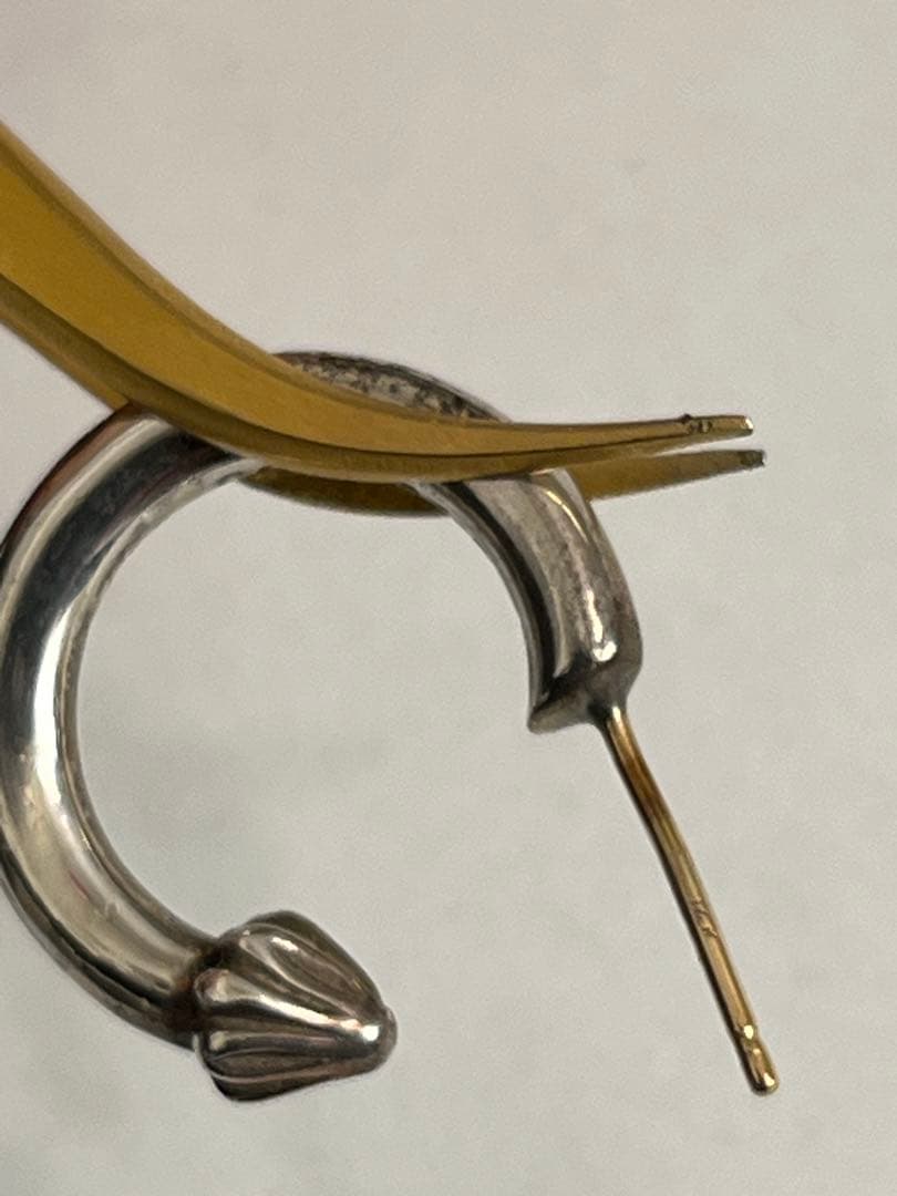 クロムハーツ　プレーンフープピアス