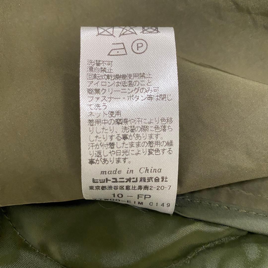 極美品　フレッドペリー　モッズコート　キルティング　切替　カーキ　UK10　L