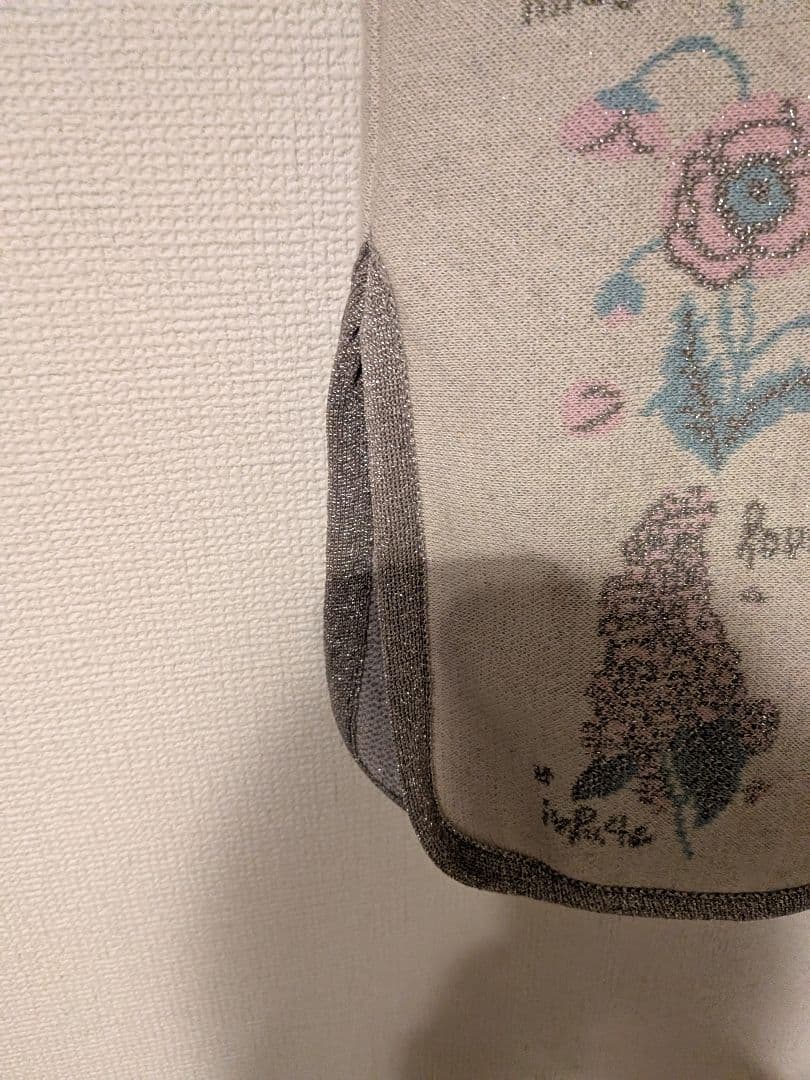 週末値下げ！縷縷夢兎ルルムウ　ラメニットワンピース　花柄